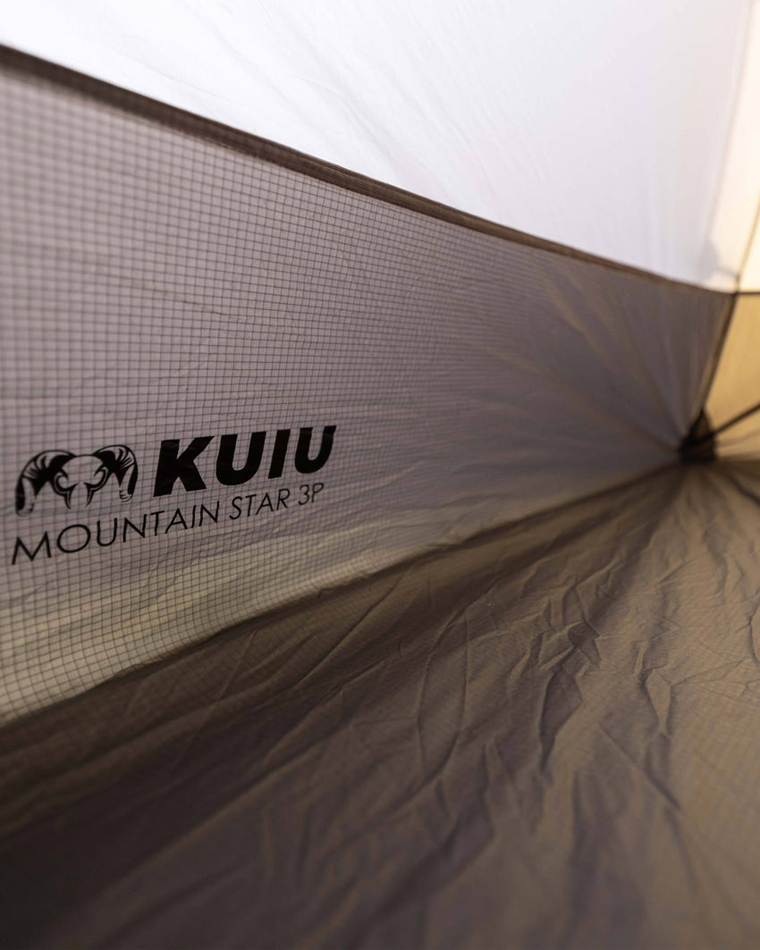 Mountain Star 3 Person Tent Set | Gunmetal-Camel