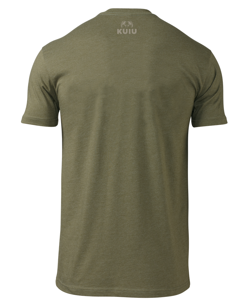 KUIU Engraved Ram T-Shirt | Military Green