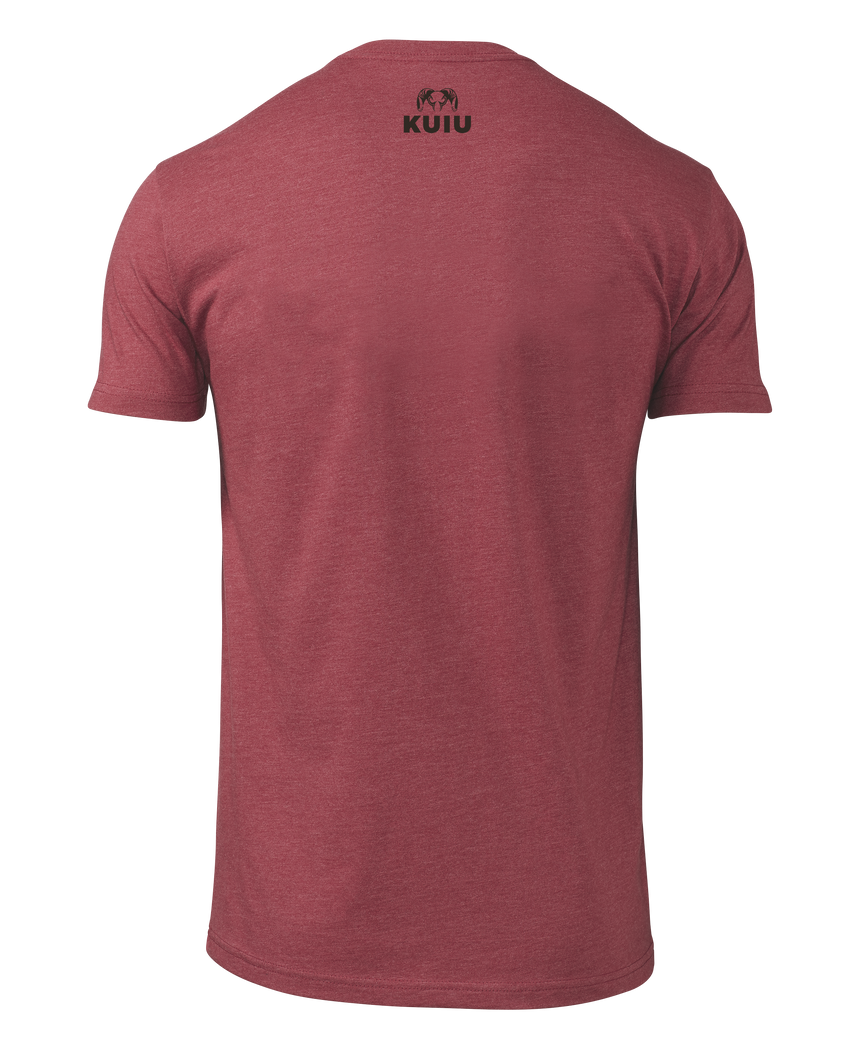 KUIU Engraved Ram T-Shirt | Cardinal