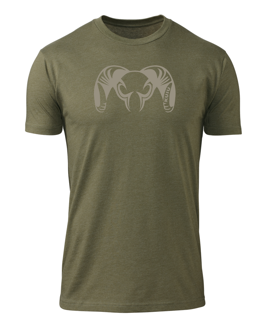 KUIU Engraved Ram T-Shirt | Military Green