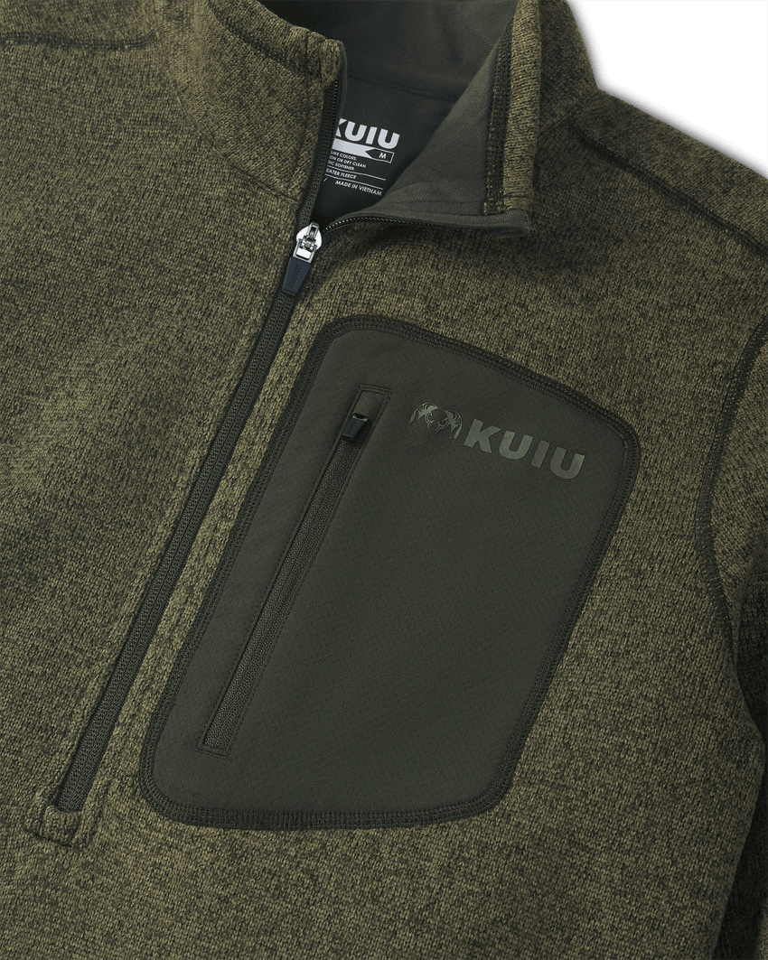 Base Camp Pullover Sweater | Olive Heather