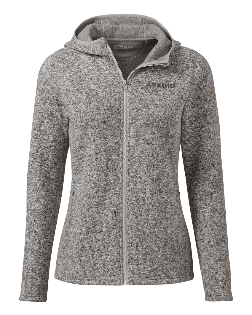 Women's Base Camp Hooded Sweater | Stone White Heather