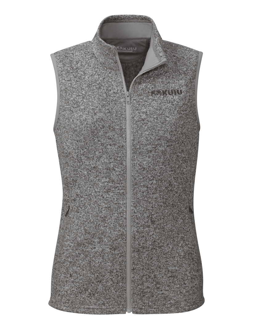 Women's Base Camp Sweater Vest | Stone White Heather