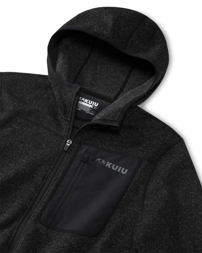 Base Camp Hooded Sweater | Heather Black