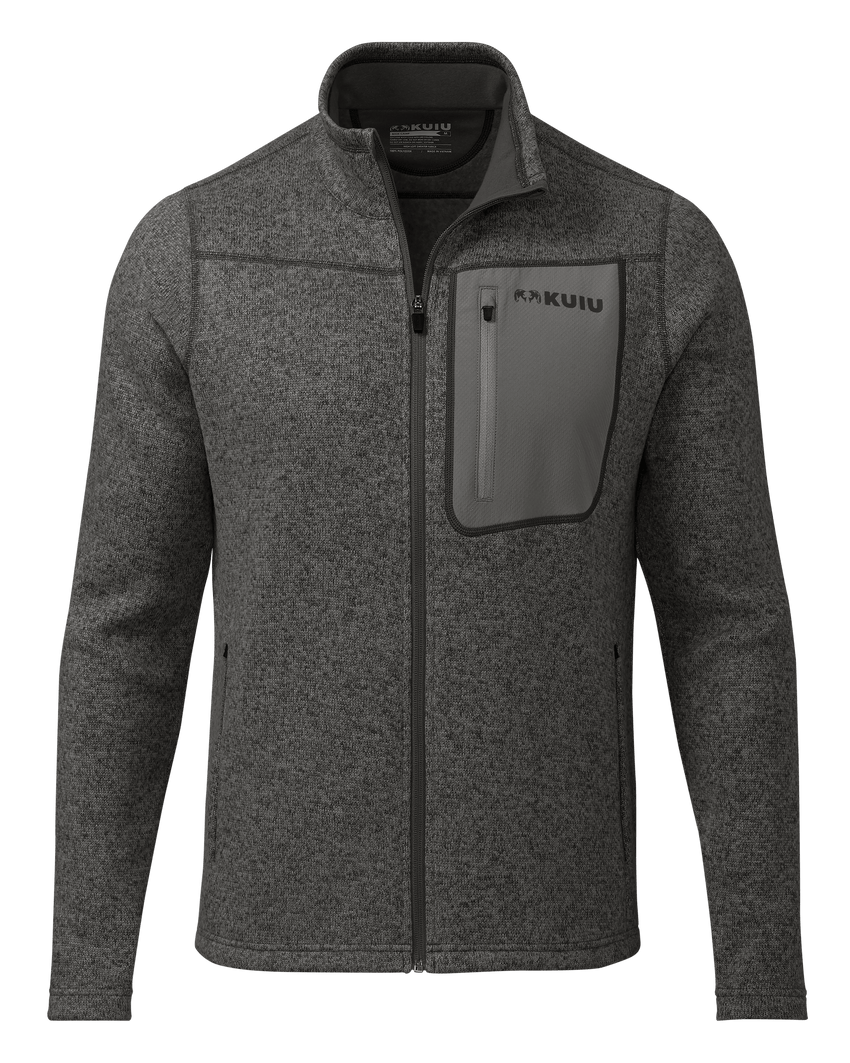 Base Camp Full Zip Sweater | Charcoal Heather