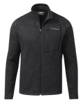 Base Camp Full Zip Sweater | Heather Black