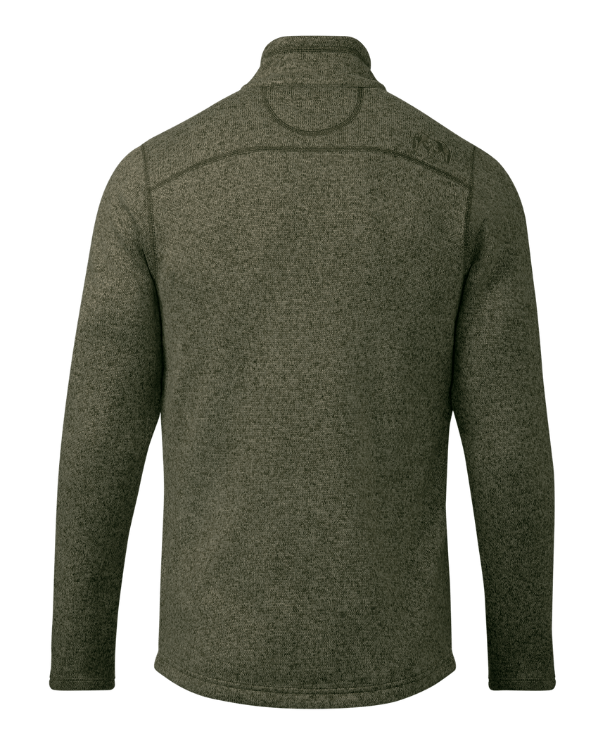 Base Camp Full Zip Sweater | Olive Heather