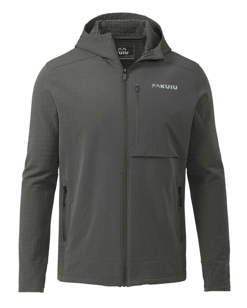 Blockfield Fleece Hoodie | Gunmetal