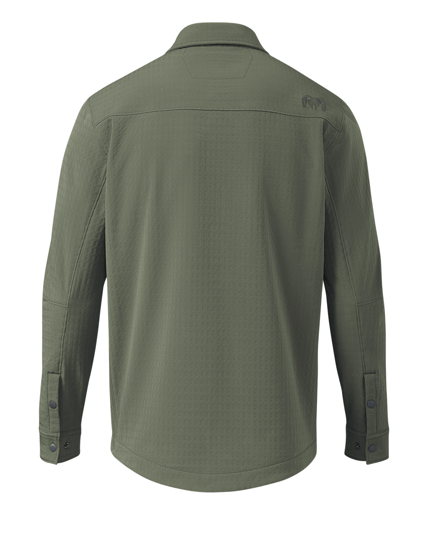 Blockfield Fleece Shirt Jacket | Dark Sage