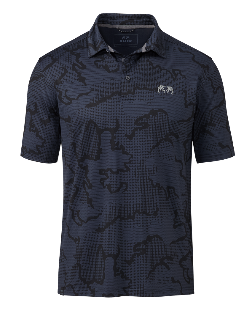KUIU Performance Polo | Steel Blue Tonal