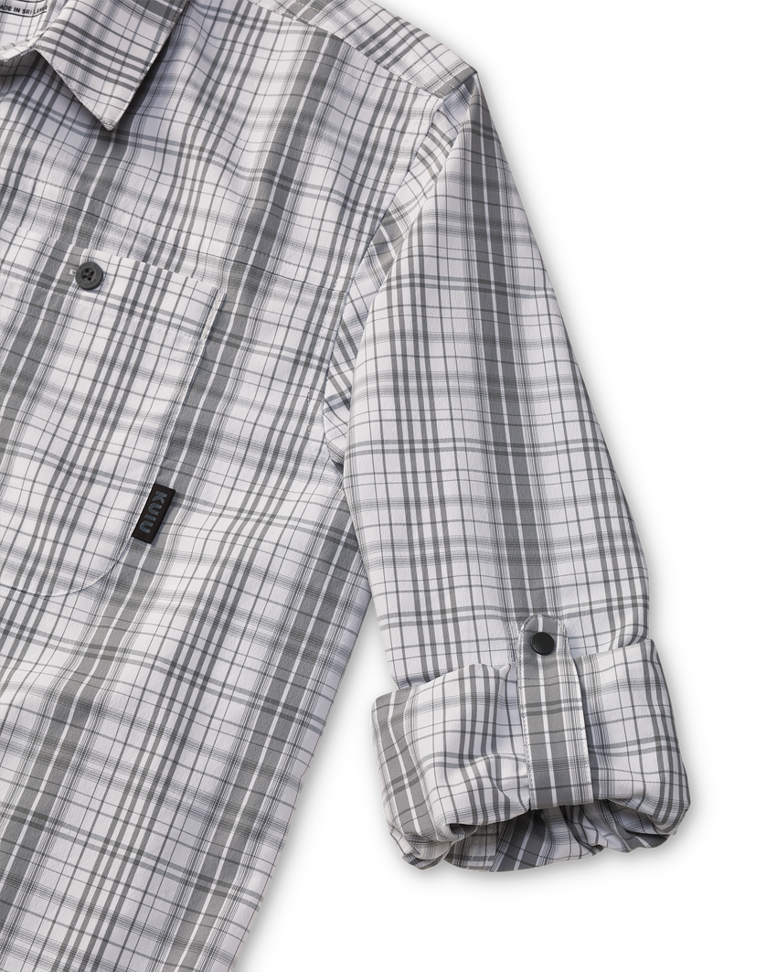 Borrego LS Shirt | Granite Plaid