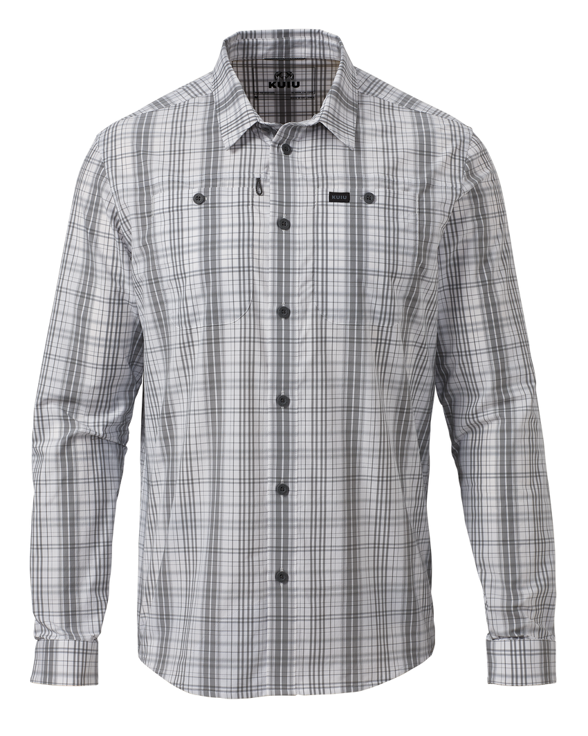 Borrego LS Shirt | Granite Plaid