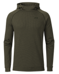 Canyon Waffle Hoodie | Army Heather