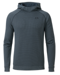Canyon Waffle Hoodie | Steel Blue Heather