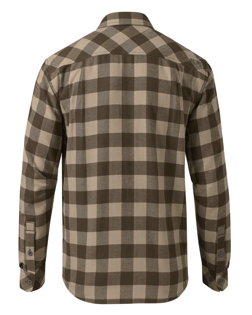Outlet Field Flannel Shirt | Brown Buffalo Check