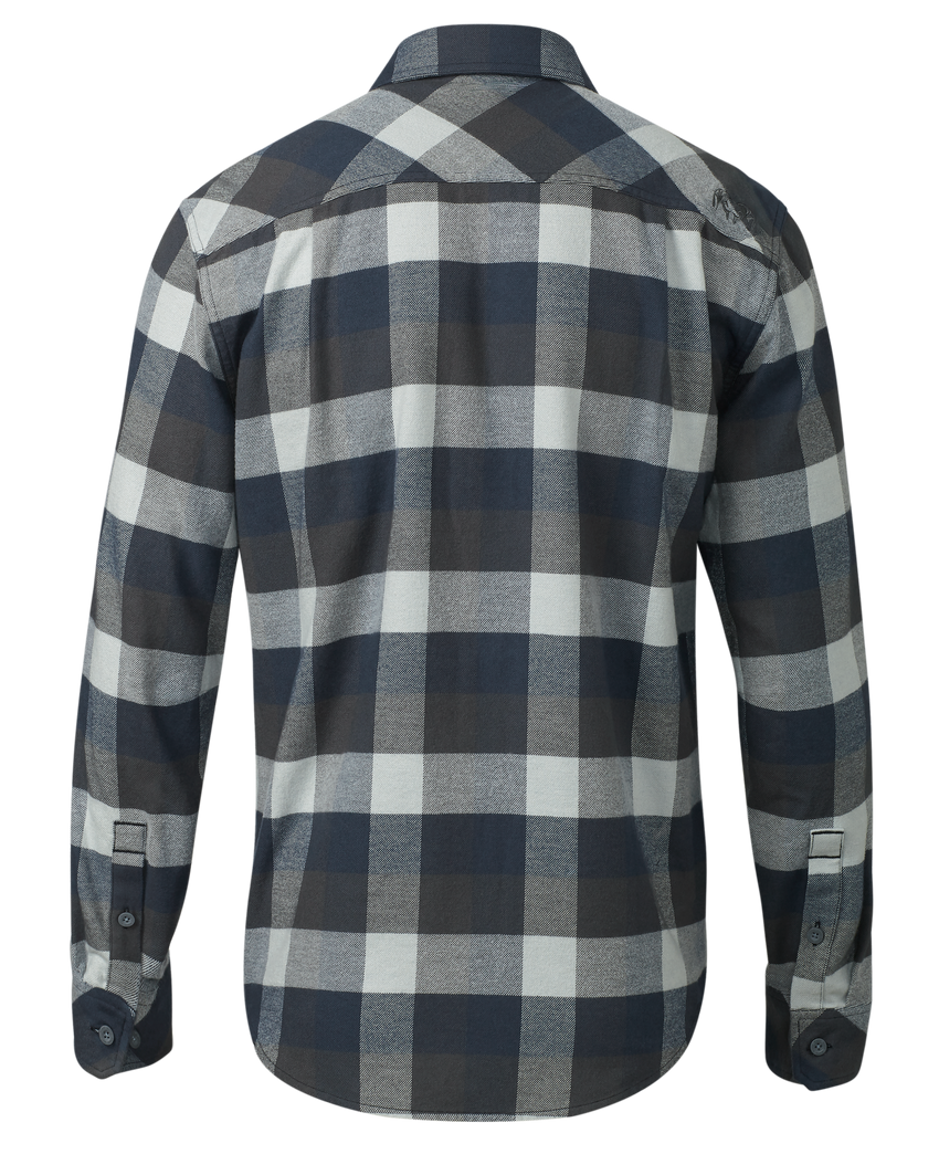 Field Flannel Shirt | Steel Blue Trio