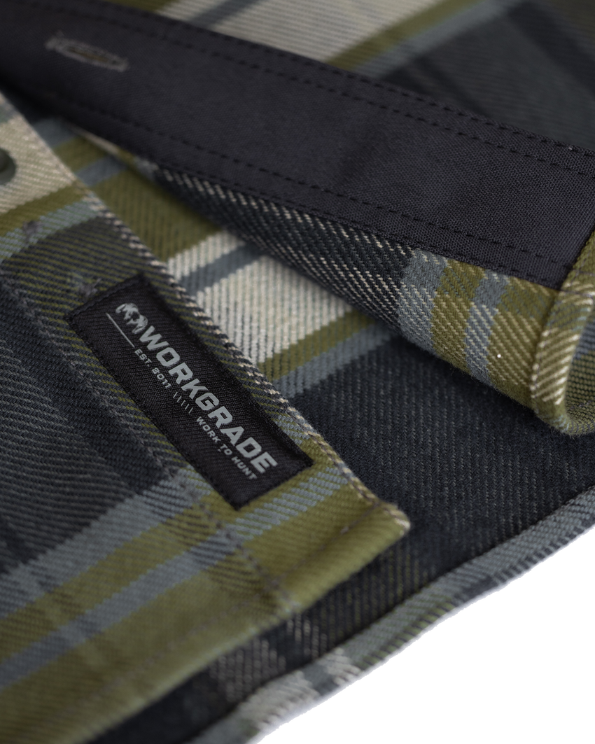 Flannel Heavyweight Shirt | Verde Check Plaid
