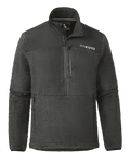 Sherpa Fleece Zip Pullover | Asphalt