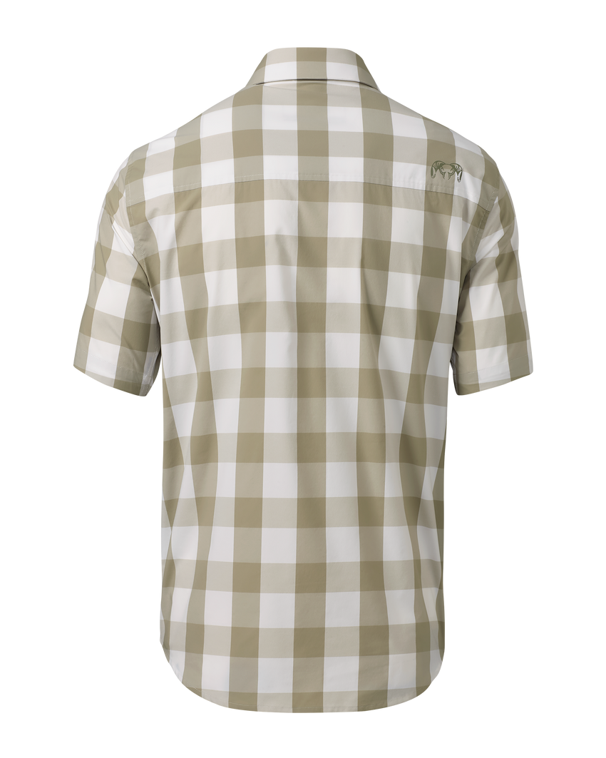 Borrego SS Shirt | Sand Plaid