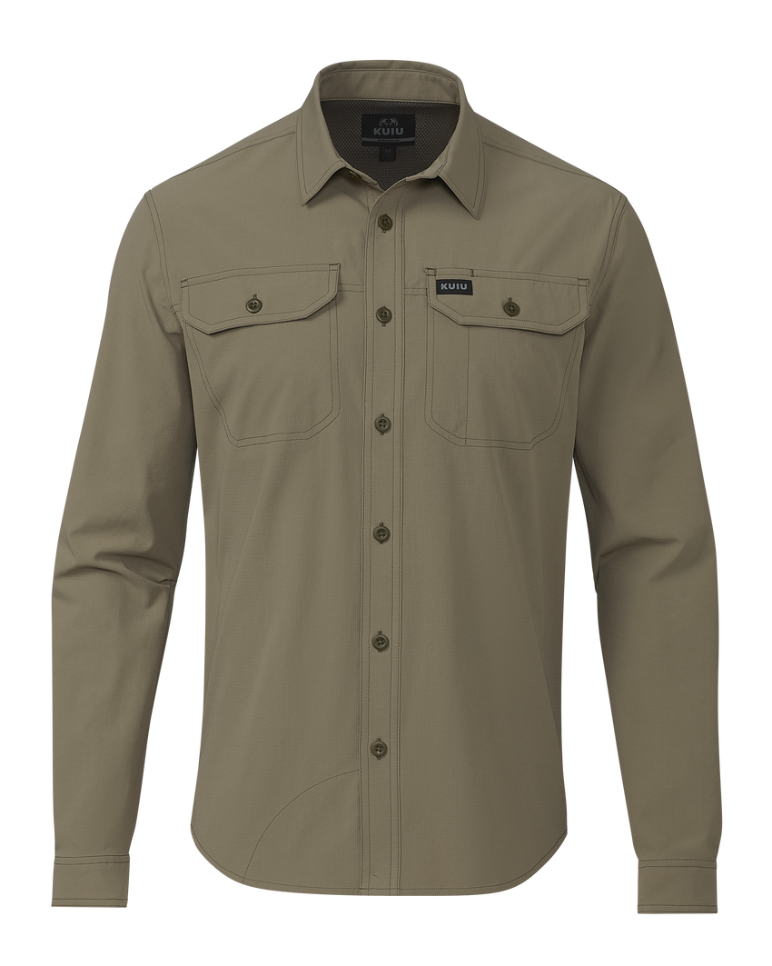 Gauge LS Work Shirt | Khaki