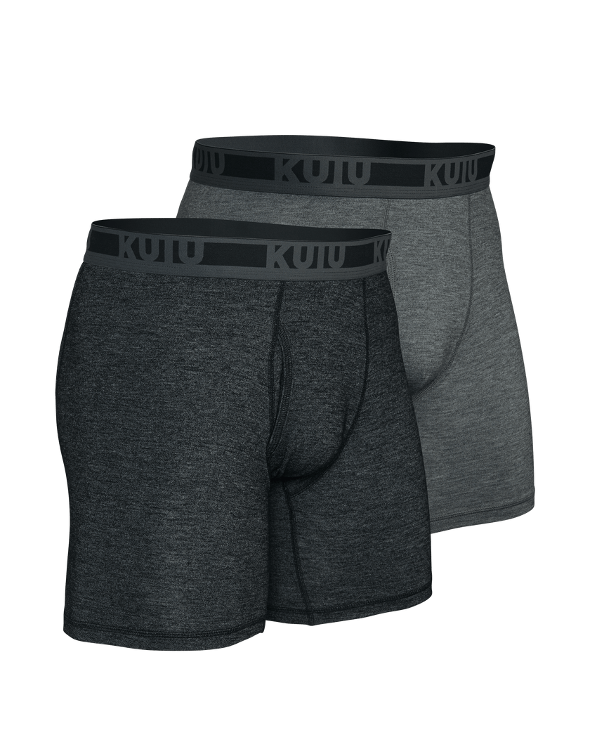 ULTRA Merino Boxer Brief 2-Pack | Black-Stone