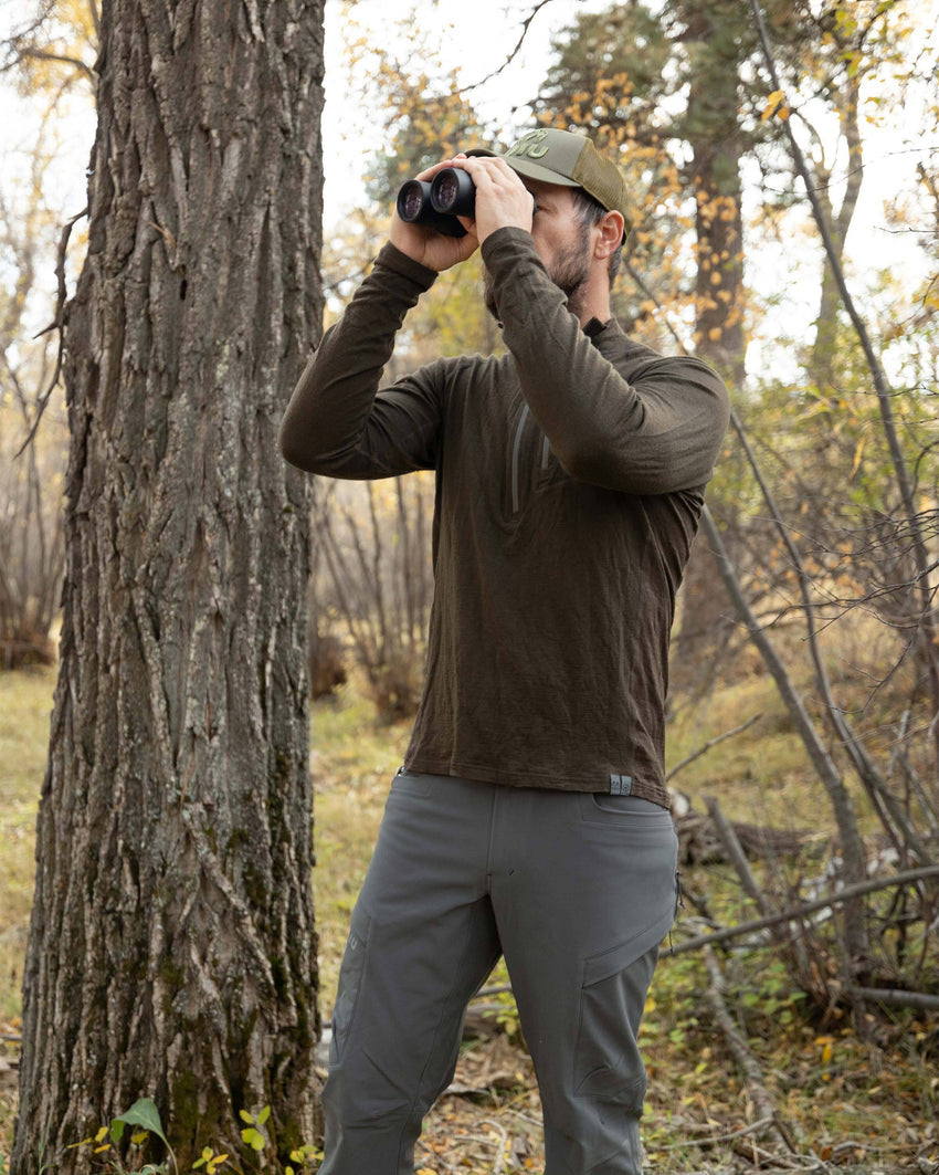 ULTRA Merino 145 Zip-T Hunting Shirt | Gunmetal