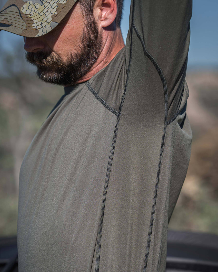 Vital S3 Long Sleeve Crew | Ash