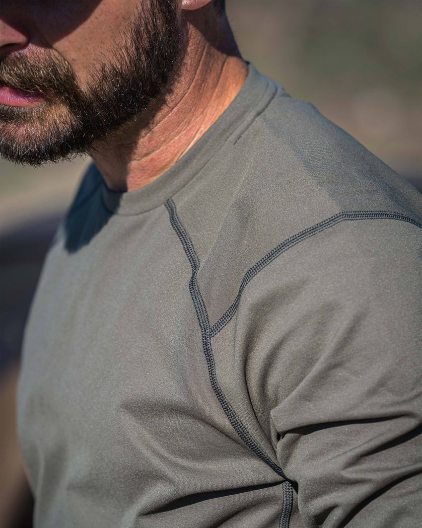 Vital S3 Long Sleeve Crew | Ash