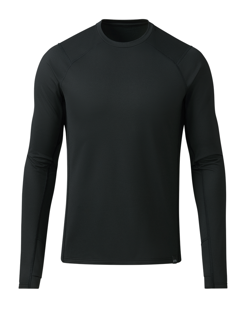 Vital S3 Long Sleeve Crew | Black
