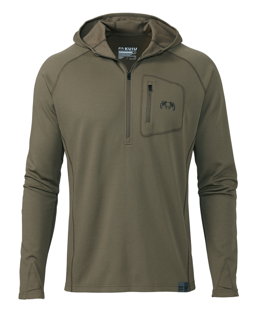 PRO Merino 200 Zip-T Hoodie | Ash