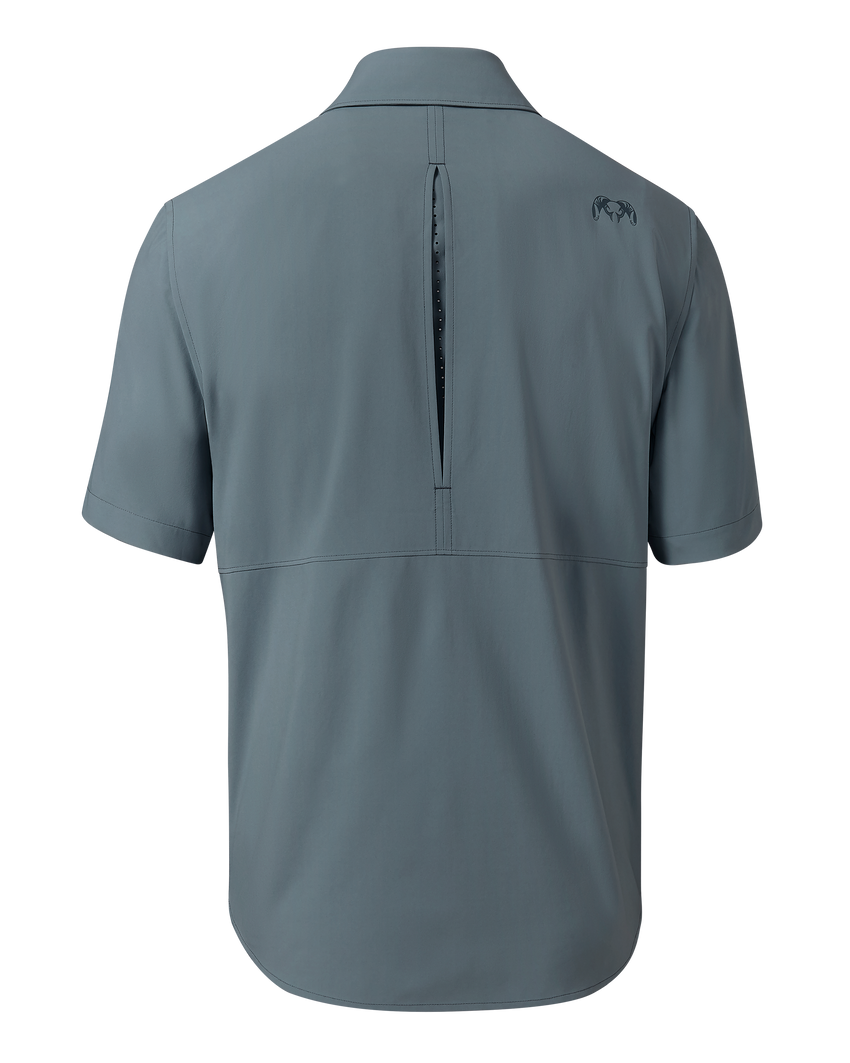 Mesa Vented SS Snap Shirt | Slate