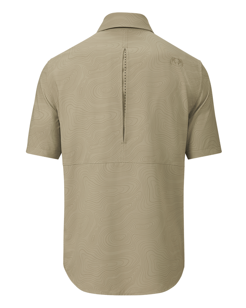 Mesa Vented SS Snap Shirt Topo | Bone Topo Print