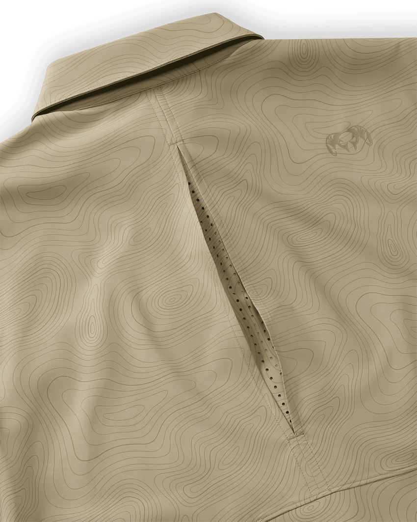 Mesa Vented SS Snap Shirt Topo | Bone Topo Print