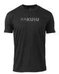 KUIU Topo Block Logo T-Shirt | Black