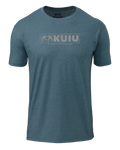 KUIU Topo Block Logo T-Shirt | Indigo