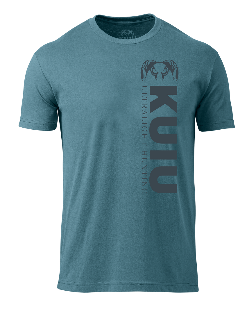 KUIU Solid Vertical T-Shirt | Indigo