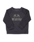 Toddler Stacked Logo Crewneck Sweatshirt | Olive