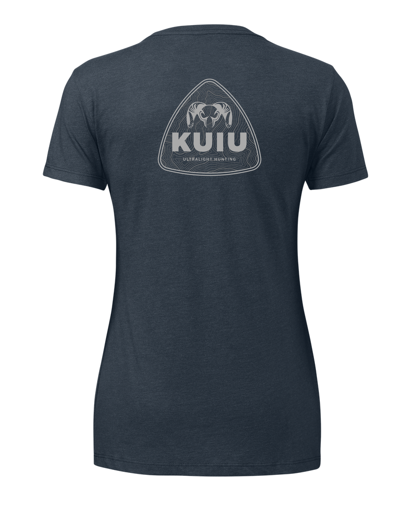 Outlet KUIU Women’s Topo Shield T-Shirt | Midnight Navy