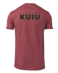 KUIU Here to Hunt Back Logo T-Shirt | Cardinal