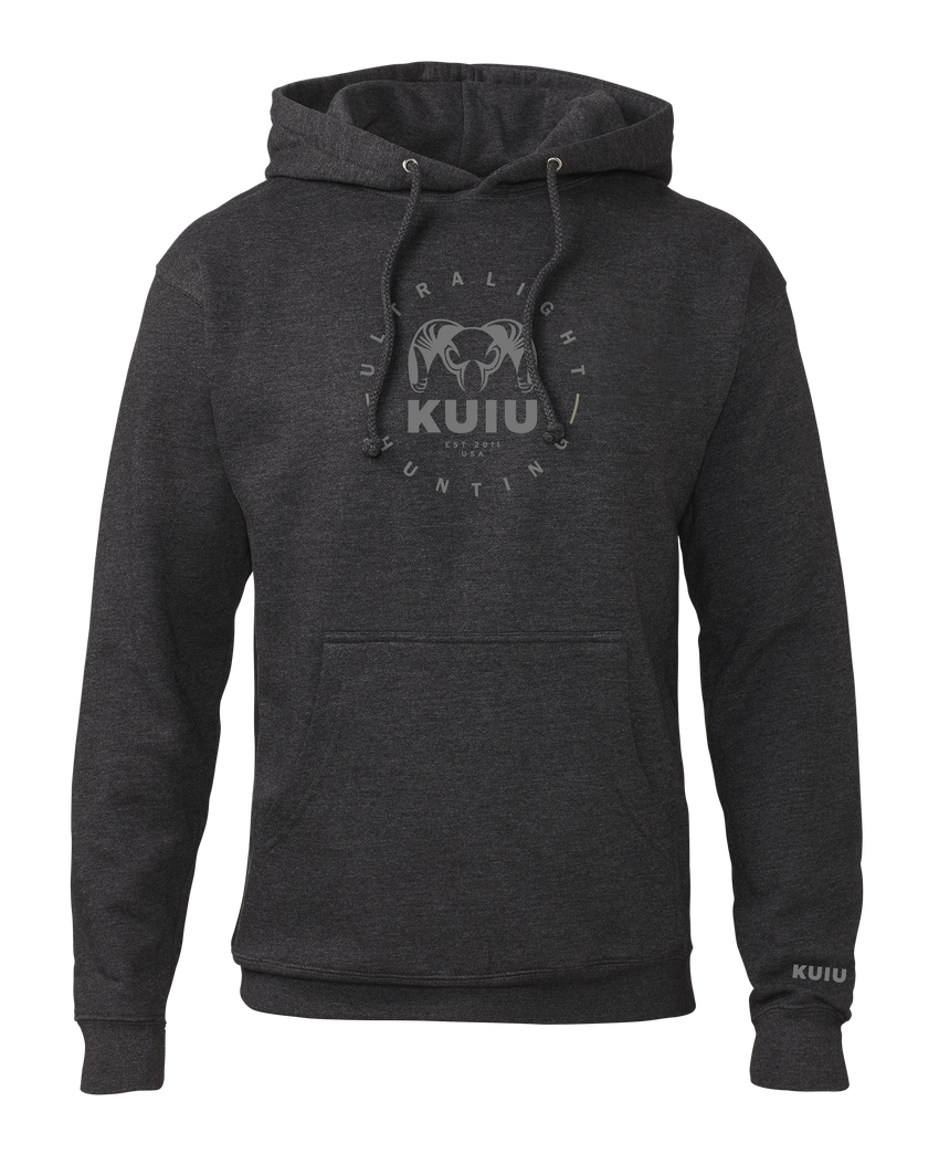 KUIU Ultralight Hunting Circle Hoodie | Charcoal