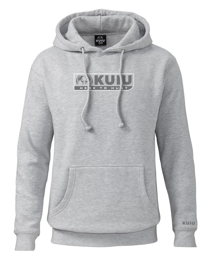 KUIU Here to Hunt Hoodie | Heather Grey