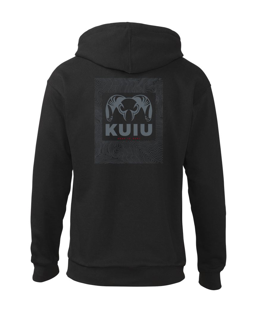 KUIU Topo Back Logo Hoodie | Black