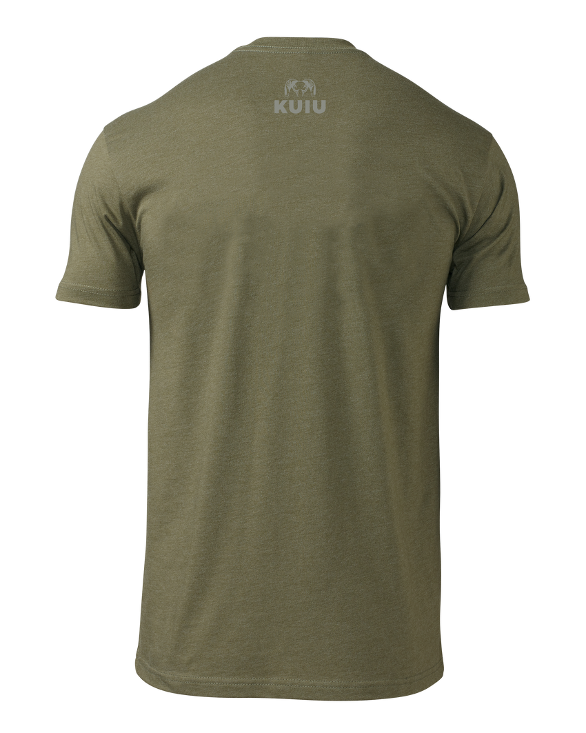 KUIU Here to Hunt Gritstone T-Shirt | Military Green