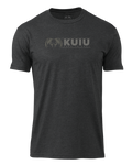 KUIU Here to Hunt Logo T-Shirt | Charcoal