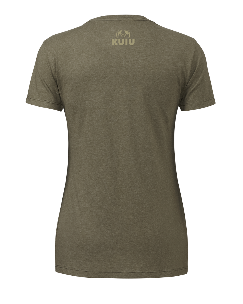 Outlet Women's Super Cub Logo T-Shirt | Military Green