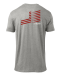 KUIU Retro Flag Fade T-Shirt | Heather Grey