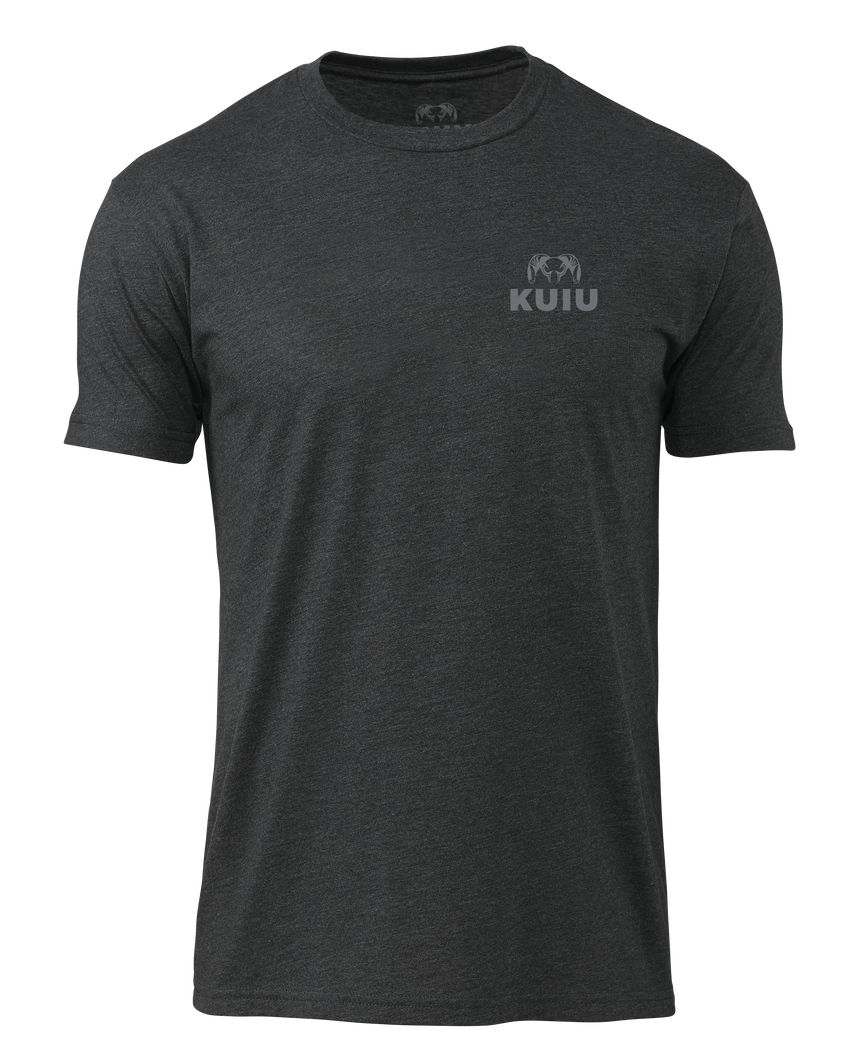 KUIU Solid Flag Fade T-Shirt | Charcoal