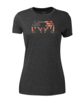 Women's Solid Patriotic Ram T-Shirt | Charcoal
