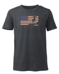 Youth Ram Flag T-Shirt | Charcoal