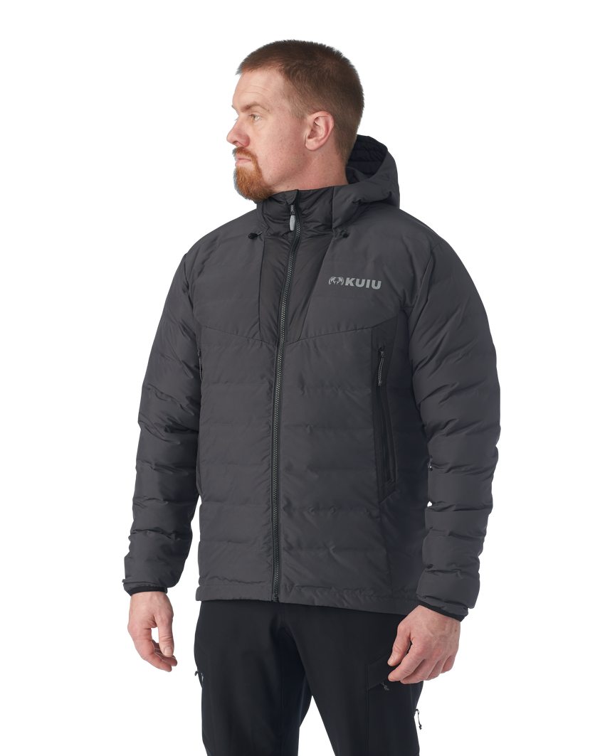Elements Hooded Jacket | Gunmetal